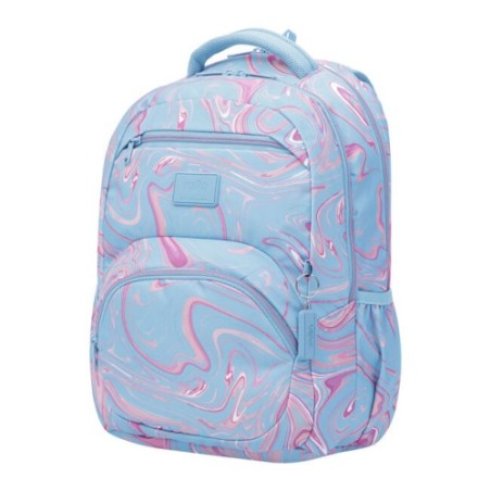 12481-MOCHILA ECO-FRIENDLY ESTAMPADO VERDE Y ROSA - TRACER 4 TOTTO MA04TRC004-2210G-3JX