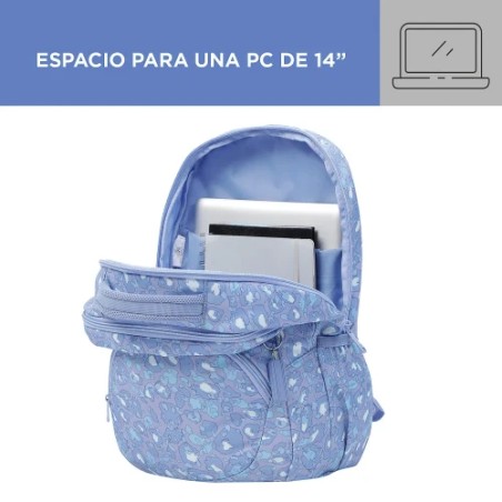 12484-MOCHILA ECO-FRIENDLY ANIMAL PRINT - TRACER 4 TOTTO MA04TRC004-2210G-3JY