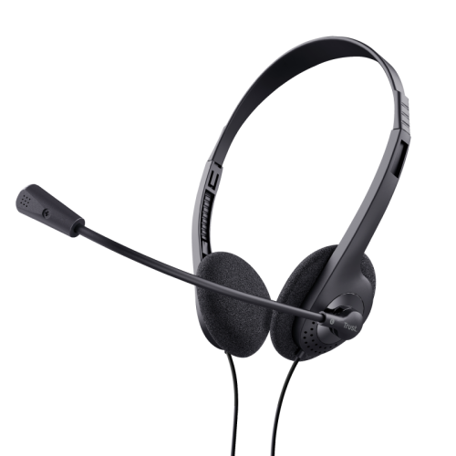 Trust 24659 auricular y casco Auriculares Alambrico Diadema Llamadas/Musica Negro