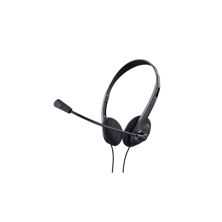 Trust 24659 auricular y casco Auriculares Alambrico Diadema Llamadas/Musica Negro