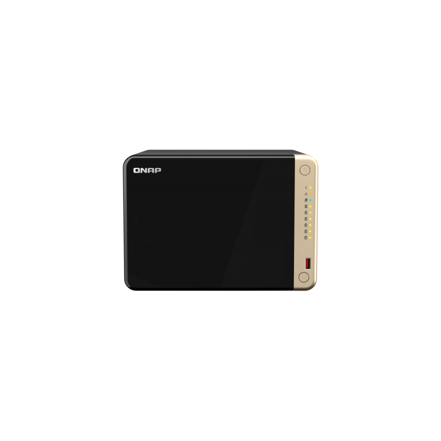 12504-QNAP TS-664 NAS Torre Ethernet Negro N5095