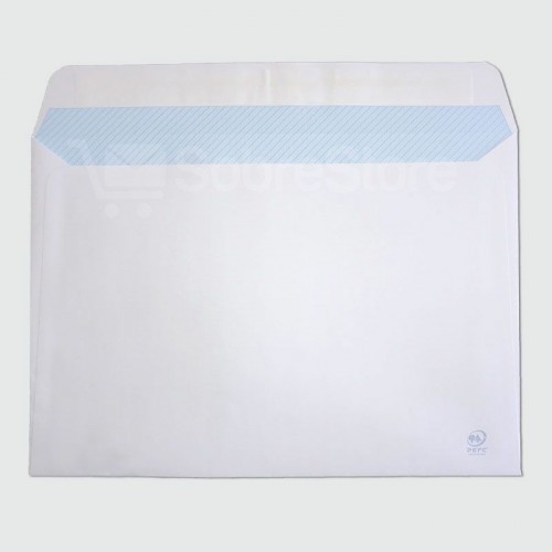 1254-CAJA 250 BOLSAS DIN C5 (162X229) OFFSET BLANCO 90 GRS. AUTOSAM AUTOADHESIVO CON TIRA DE SILICONA SAM 148007