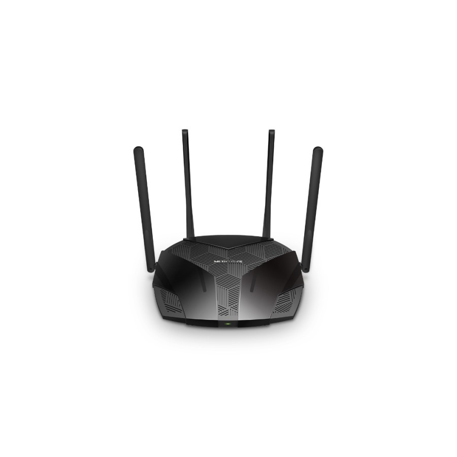 12548-Mercusys MR80X router inalambrico Gigabit Ethernet Doble banda (2,4 GHz / 5 GHz) Negro