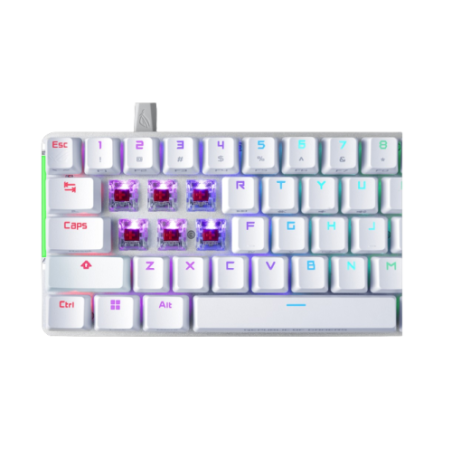 TECLADO ASUS ROG FALCHION ACE WHITE (BLANCO)