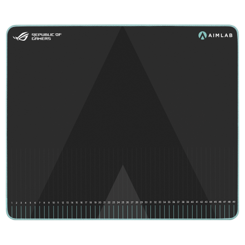 12639-ASUS ROG Hone Ace Aim Lab Edition Alfombrilla de raton para juegos Negro