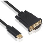 12647-Ewent EC1052 adaptador de cable de video 1,8 m USB Tipo C VGA (D-Sub)
