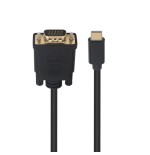 12648-Ewent EC1052 adaptador de cable de video 1,8 m USB Tipo C VGA (D-Sub)