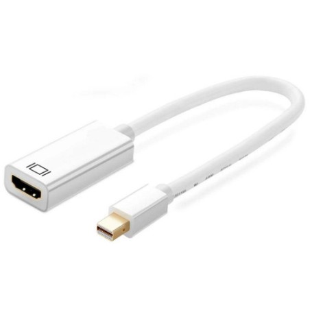 12649-Ewent EC1458 adaptador de cable de video 0,15 m Mini DisplayPort HDMI tipo A (Estandar) Blanco