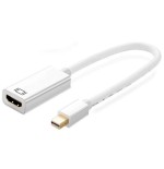 12649-Ewent EC1458 adaptador de cable de video 0,15 m Mini DisplayPort HDMI tipo A (Estandar) Blanco