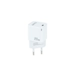 12718-TooQ Cargador de Pared USB-C PD20W, Blanco
