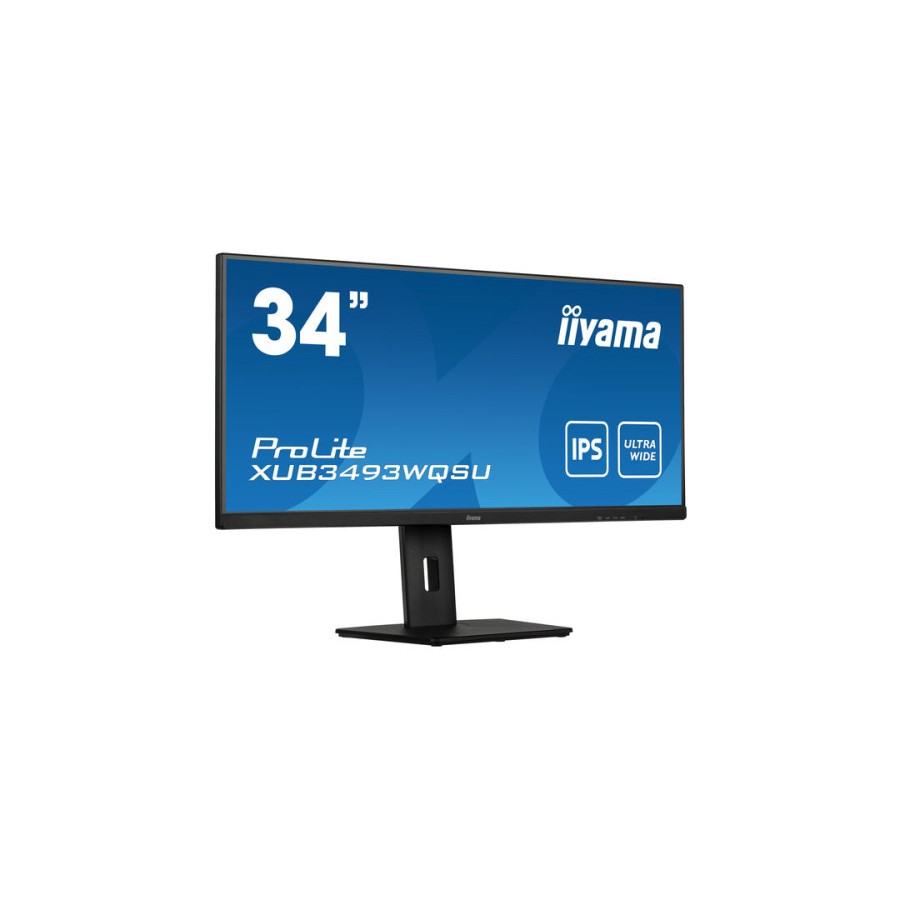 MONITOR IIYAMA 34" XUB3493WQSU-B5, IPS, 75HZ, 4MS, HDMI, USB, DISPLAYPORT, ALT, REG ALT, GIRO, INCL