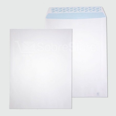 CAJA 250 BOLSAS RADIOGRAFIA (310X410) OFFSET BLANCO 100 GRS. AUTOSAM AUTOADHESIVO TIRA DE SILICONA SAM 147306