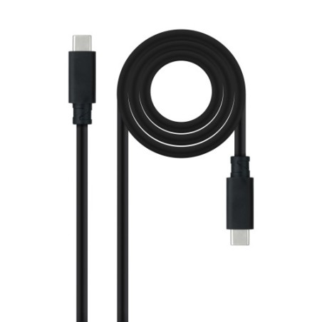 12753-NANOCABLE CABLE USB 3.1 GEN2 10GBPS 5A, 4K/60HZ, USB-C/M-USB