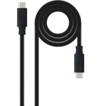 12755-NANOCABLE CABLE USB 3.1 GEN2 10GBPS 5A, 4K/60HZ, USB-C/M-USB