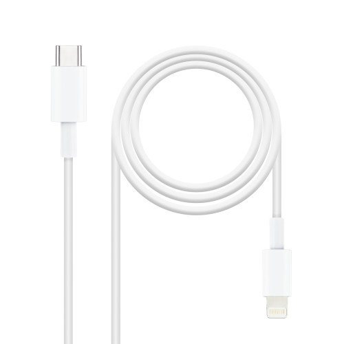 12760-Nanocable Cable Lightning a USB-C, 50 cm