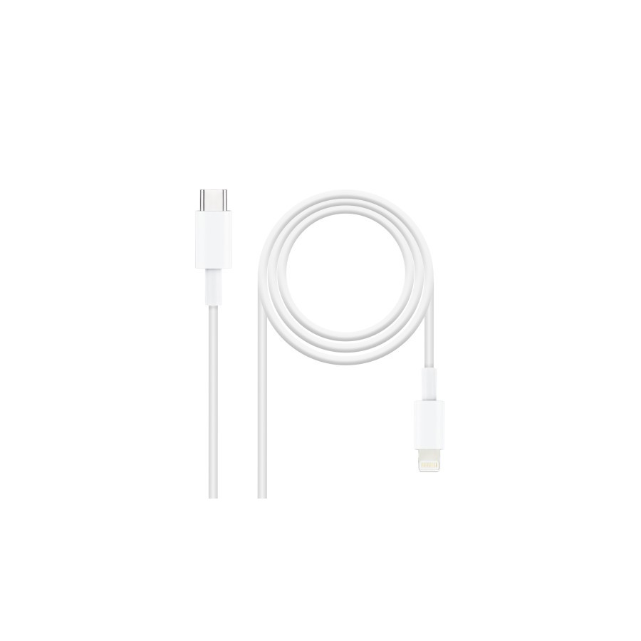 12760-Nanocable Cable Lightning a USB-C, 50 cm