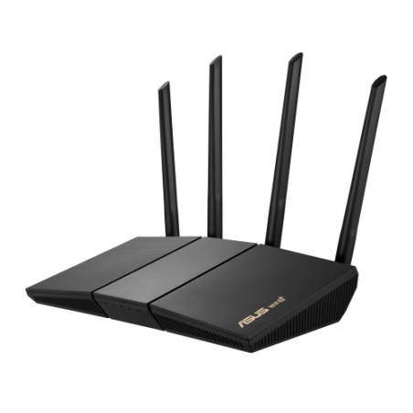 ASUS RT-AX57 router inalambrico Gigabit Ethernet Doble banda (2,4 GHz / 5 GHz) Negro