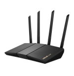 ASUS RT-AX57 router inalambrico Gigabit Ethernet Doble banda (2,4 GHz / 5 GHz) Negro