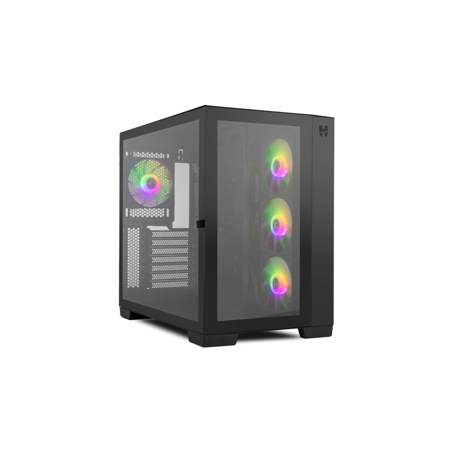 12803-NOX Hummer Astra Midi Tower Negro