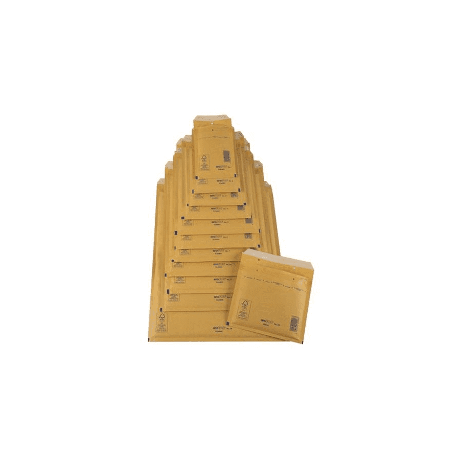 1285-PAQUETE 10 UDS. BOLSA AIR BAG ACOLCHADA ENVIOS ESPECIALES AK-15 KRAFT AUTOADHESIVO MEDIDA INTERIOR 220X265, 32 GRS.