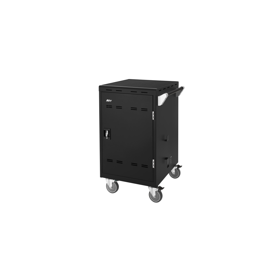 12875-AVer E24C Negro Notebook / Tablet Carro/soporte de suelo con ruedas multimedia