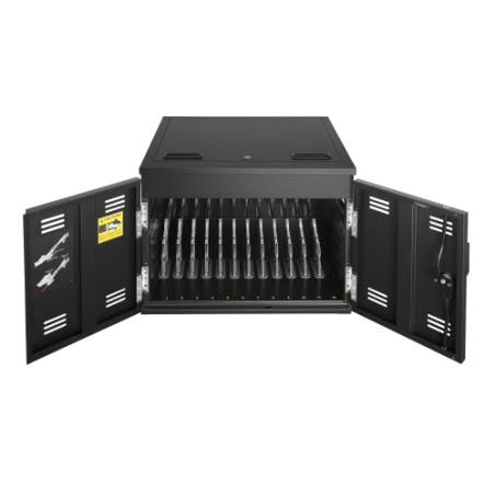 12879-AVer X12 Armario de gestion y carga para dispositivos portatiles Negro