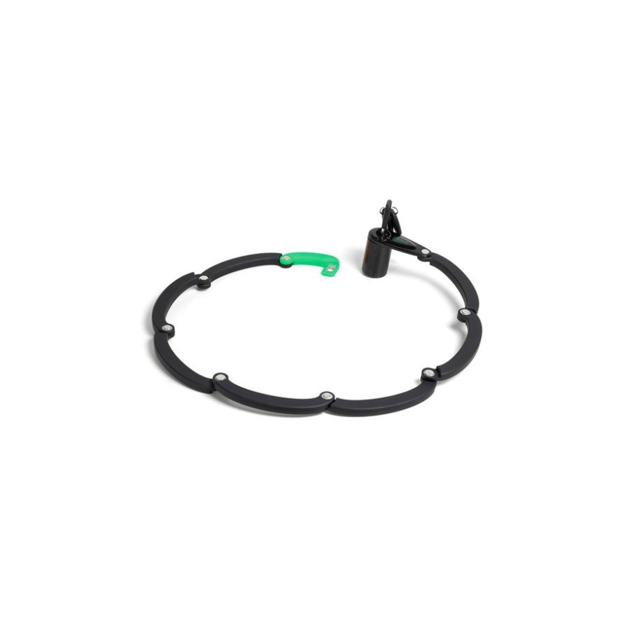 12899-CANDADO ALUM-PLEGABLE OVAL + LAMPARA COLA LED