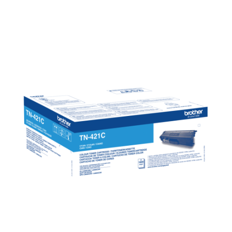 Brother TN-421C cartucho de toner 1 pieza(s) Original Cian