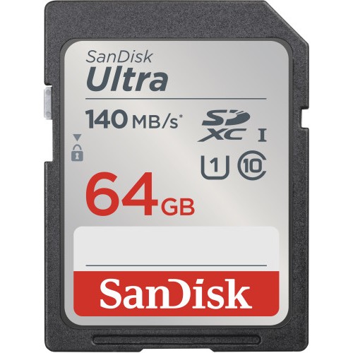 12933-SanDisk Ultra 64 GB SDXC UHS-I Clase 10