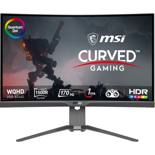 MSI MAG 275CQRF QD pantalla para PC 68,6 cm (27") 2560 x 1440 Pixeles Wide Quad HD Negro