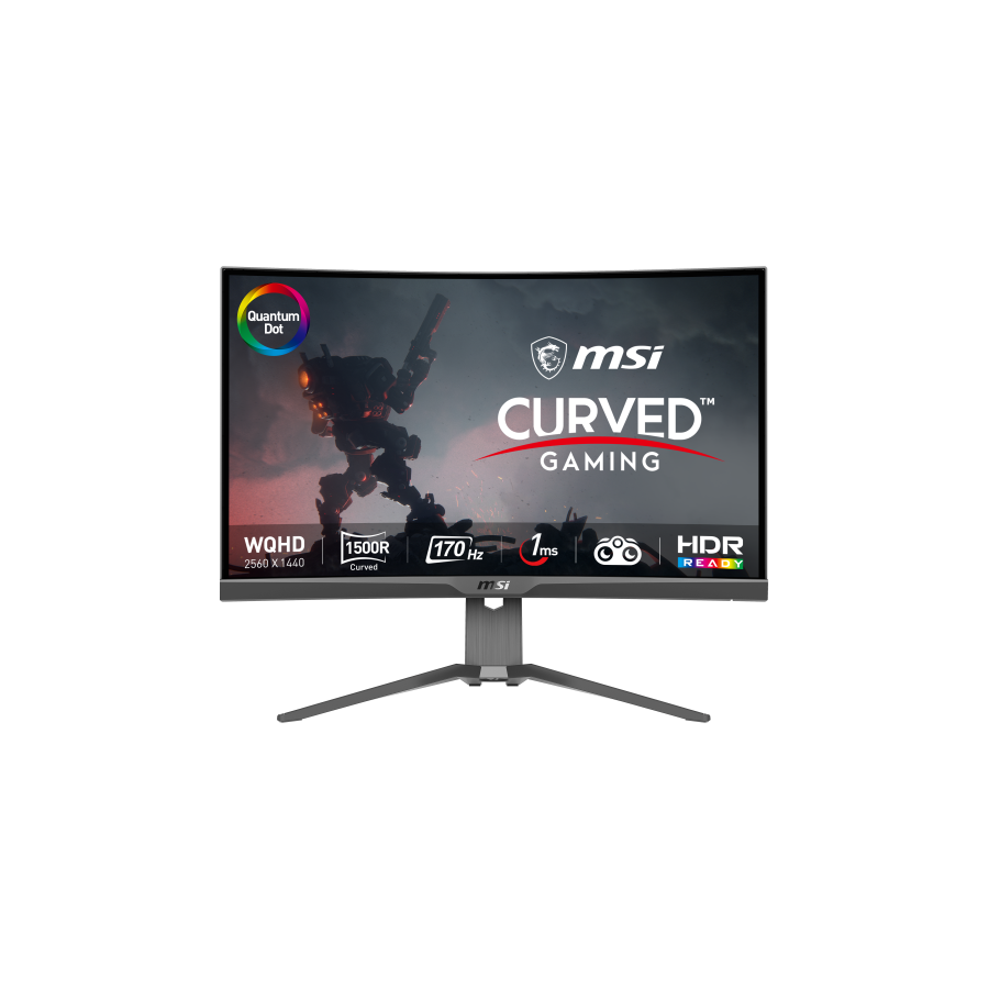 MSI MAG 275CQRF QD pantalla para PC 68,6 cm (27") 2560 x 1440 Pixeles Wide Quad HD Negro