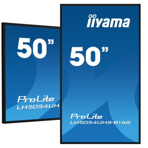 (ULTS.UNIDADES) MONITOR IIYAMA 50" (LH5054UHS-B1AG) ANDROID 11 / 3844X2160 (4K UHD) / OPERACION 24/7 /500CD / LANDSC. Y PORTRAIT