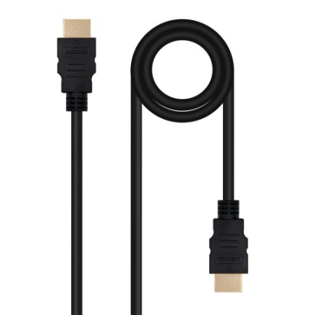 13042-Nanocable Cable HDMI V2.0 4K@60Hz 18Gbps A/M-A/M, 10m, Negro