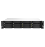 13078-QNAP TS-1264U-RP NAS Bastidor (2U) Ethernet Aluminio, Negro