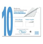 1308-PAQUETES DE 10 SOBRES OFFSET BLANCO 176X231 90 GRS. SAM 664918