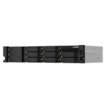 13080-QNAP TS-864EU-RP-8G servidor de almacenamiento NAS Bastidor (2U) Ethernet Negro