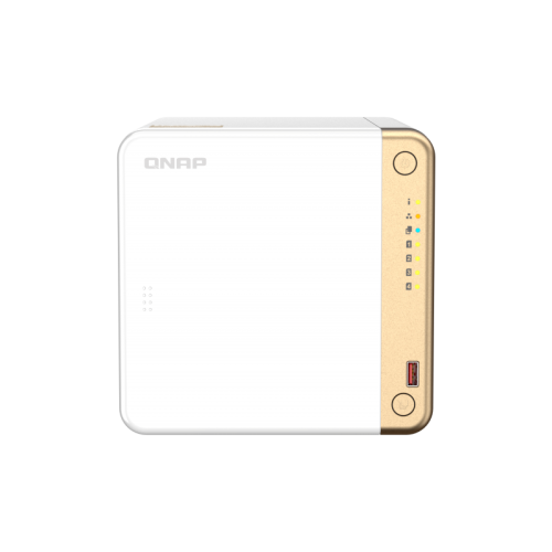 13085-QNAP TS-462-4G servidor de almacenamiento NAS Torre Ethernet Blanco N4505