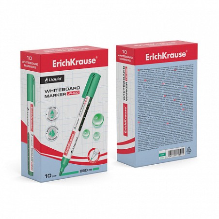 13119-MARCADOR PIZARRA BLANCA CON TINTA LIQUIDA LIQUID LW-600, TINTA COLOR VERDE ERICH KRAUSE 56096