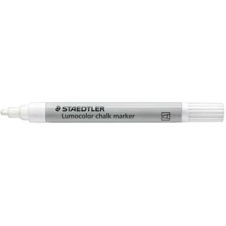 13129-ROTULADOR CHALK MARKER LUMOCOLOR 344 TIZA LIQUIDA BLANCO STAEDTLER 344-0