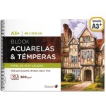 13135-CUADERNO DE DIBUJO A3+. 10 HJ.300GRMS GOLDEN BISMARK 331268
