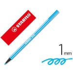 13178-ROTULADOR PREMIUM CON PUNTA DE FIBRA BISELADA PEN 68 MAX COLOR AZUL CELESTE STABILO 768/57