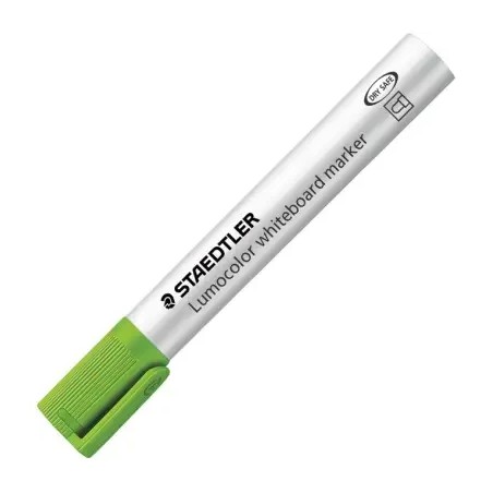 13201-MARCADOR PIZARRA LUMOCOLOR MARKER 351 TRAZO 2MM. VERDE LIMA STAEDTLER 351-53