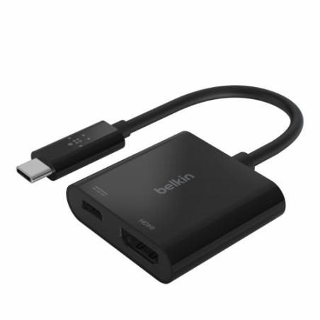 13212-Belkin AVC002BTBK base para portatil y replicador de puertos USB 3.2 Gen 1 (3.1 Gen 1) Type-C Negro