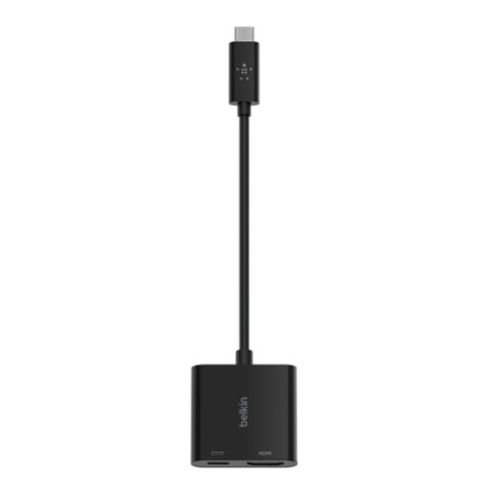13213-Belkin AVC002BTBK base para portatil y replicador de puertos USB 3.2 Gen 1 (3.1 Gen 1) Type-C Negro