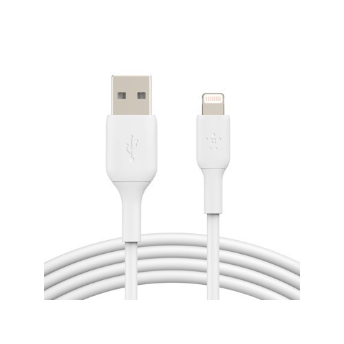 13222-Belkin CAA001BT3MWH cable de conector Lightning 3 m Blanco