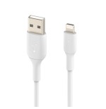 13223-Belkin CAA001BT3MWH cable de conector Lightning 3 m Blanco