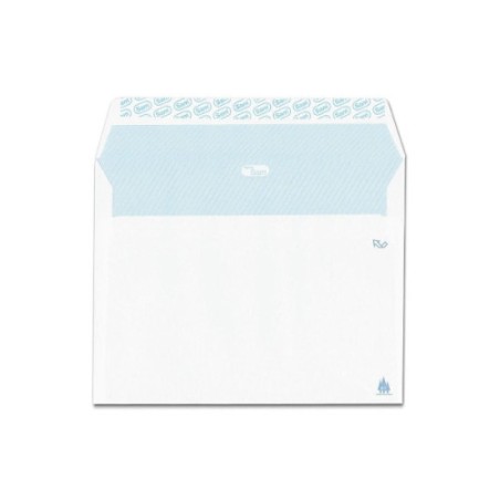 1324-CAJA 250 SOBRES DIN B4 FOLIO (250X353) OFFSET BLANCO 100 GRS. AUTOSAM AUTOADHESIVO CON TIRA DE SILICONA SAM 268400