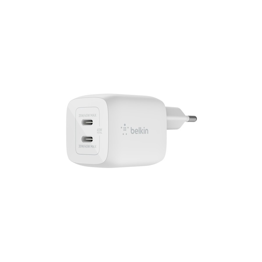 13253-Belkin WCH011vfWH Portatil, Smartphone, Tableta Blanco Corriente alterna Carga rapida Interior