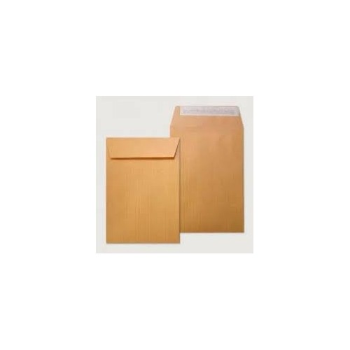 1326-CAJA 1000 BOLSAS SALARIOS (100X145) KRAFT 70 GRS. AUTOSAM AUTOADHESIVO CON TIRA DE SILICONA SAM 140700