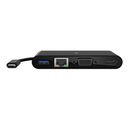 13266-Belkin AVC004BTBK base para portatil y replicador de puertos USB 3.2 Gen 1 (3.1 Gen 1) Type-C Negro